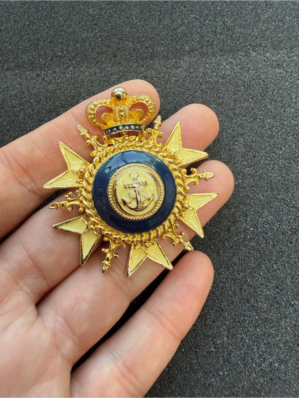 Vintage crowned maltese